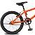 Bicicleta Aro 20 KRW BMX Cross V-Brake Sem Marchas Laranja/Preto - Imagem 6