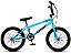 Bicicleta Aro 20 KRW BMX Cross V-Brake Sem Marchas Azul/Preto - Imagem 2