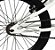 Bicicleta Aro 20 KRW BMX Cross V-Brake Sem Marchas Branco/Preto - Imagem 4