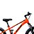 Bicicleta MTB KRW Aro 20 com câmbio 7 velocidades L20 Laranja/Preto - Imagem 3