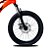 Bicicleta MTB KRW Aro 20 com câmbio 7 velocidades L20 Laranja/Preto - Imagem 7