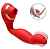 Vibrador de Ponto G e clitóris com Pulsação e Dedilhar / Vem cá - Imagem 1