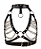 Harness com Contorno de Busto em Couro com Correntes - Imagem 4