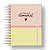 Caderno Devocional Feminino Duo Salmon - Imagem 1