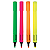 Marca Texto Lux  Neon  4 Cores – Tris - Imagem 2