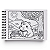 Livro De Colorir Capivara Fofa Cute Capa Dura 120 G A5 - Envio Imediato - Imagem 6