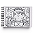 Livro De Colorir Capivara Fofa Cute Capa Dura 120 G A5 - Envio Imediato - Imagem 7
