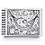 Livro De Colorir Capivara Fofa Cute Capa Dura 120 G A5 - Envio Imediato - Imagem 8