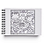 Livro De Colorir Cozy Friends Estilo Bobbie Goods Colorir Capa Dura 50 Desenhos Folha 120 Gramas - Imagem 3