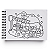 Livro De Colorir Redução Do Stress Desenhos Fofos Comfy Space - Imagem 5