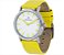 Relógio Kairos Amarelo e Branco - Imagem 1