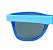 Óculos de Sol Infantil Evan Azul Escuro e Azul Claro - Imagem 3
