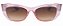 Óculos de Sol Mura Rosa Transparente e Marrom - Imagem 1