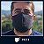 Máscara de Proteção Facial  em Neoprene - Preto - Imagem 1