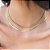 Choker Fina Fita Laminada Banho de Ouro 18k - Imagem 4