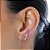 Brinco Diamante Banho de Ouro 18k - Imagem 3