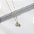 Colar Medalha São Bento Dupla Banho de Ouro 18k e Ródio Branco - Imagem 1