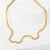 Colar Snake Fina 0,3 mm  Banho de Ouro 18k - Imagem 1