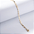 Pulseira Gotas Espelhadas Banho de Ouro 18k - Imagem 3