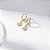 Argola Infantil Florzinha Colorida Banho de Ouro 18k - Imagem 5