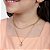 Colar Infantil VQzinha Melancia Banho de Ouro 18k - Imagem 2