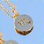 La Luna: Colar Esferas Medalha Signo Escorpião Banho de Ouro 18k - Imagem 1