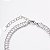 Pulseira Glam Baguettes 0,1cm Zircônias Incolor Banho de Ródio Branco - Imagem 6