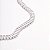 Colar Riviera Baguettes 0,2cm Zircônias Incolor Banho de Ródio Branco - Imagem 4