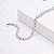 Pulseira Riviera Glam Incolor Banho de Ródio Branco - Imagem 3