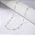 Colar Esferas Lisas Elos Diamantados Banho de Ouro 18k - Imagem 1
