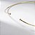 Choker Fina Lisa Banho de Ouro 18k - Imagem 3