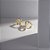 Brinco V Curvado Banho de Ouro 18k - Imagem 3