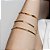 Bracelete Hexágono Banho de Ouro 18k - Imagem 3