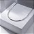 Colar Médio Mini Cubos Banho de Ródio Branco - Imagem 1