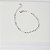 Pulseira Elos Zircônias Incolor Banho de Ródio Branco - Imagem 1