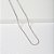 Colar Cordão Baiano 2 mm Banho de Ródio Branco - Imagem 1