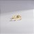 Brinco Estrelas Zircônia Banho de Ouro 18k - Imagem 2