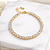 Pulseira Riviera Zircônias 0,3 cm Incolor Banho de Ouro 18k - Imagem 2