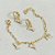 Pulseira Infantil Laços Incolor Banho de Ouro 18k - Imagem 3