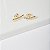 Brinco Ear Cuff Corações Lisos Banho de Ouro 18k - Imagem 2