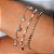 Pulseira Pérolas de Água Doce Mini Esferas Banho de Ródio Branco - Imagem 2