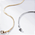 Colar Fita Detalhes 0,2 cm Banho de Ouro 18k - Imagem 3