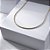 Colar Smash Detalhes Banho de Ouro 18k - Imagem 1