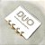 Duo de Argolas Pequenas com Zircônias Banho de Ouro 18k - Imagem 2