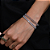 Pulseira Elos Scales Banho de Ródio Branco - Imagem 2