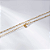 Colar Detalhes Geométricos Banho de Ouro 18k - Imagem 3