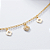 Pulseira Trevos Zircônias Banho de Ouro 18k - Imagem 3