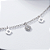 Pulseira Trevos Zircônias Banho de Ródio Branco - Imagem 1