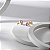 Brinco Redondo Pequeno Rosa Fusion Banho de Ouro 18k - Imagem 2