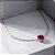 Colar Redondo Roxo Fusion Banho de Ouro 18k - Imagem 1